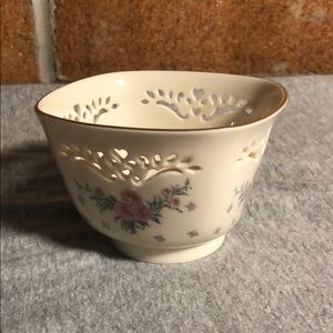 Lenox Petite Pierced Rose Treat Bowl